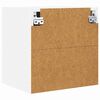 vidaXL H&auml;ngeschrank mit T&uuml;r 2 pcs Wei&szlig; 40 x 31 x 40 cm Holzwerkstoff