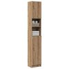 vidaXL Badezimmerschrank Artisan Oak 32x25,5x190 cm Holzwerkstoff