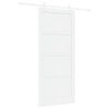 vidaXL Schiebet&uuml;r 93 x 211 cm Holzwerkstoff Wei&szlig;