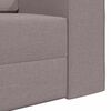 vidaXL Schlafsofa Taupe 245 x 78 x 77 cm Samt