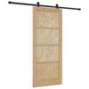 vidaXL Schiebet&uuml;r ORKDAL Natur 86 x 198,5 cm Massives Kiefernholz