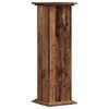 vidaXL Pflanzenst&auml;nder Altholz-Optik 33x33x100 cm Holzwerkstoff