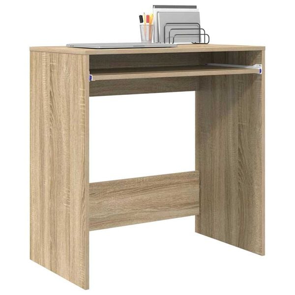 vidaXL Schreibtisch Sonoma-Eiche 77,5 x 43 x 79 cm Holzwerkstoff