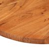 vidaXL Tischplatte 140x60x3,8 cm Oval Massivholz Akazie