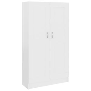 vidaXL B&uuml;cherschrank Wei&szlig; 82,5x30,5x150 cm Holzwerkstoff