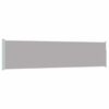 vidaXL Ausziehbare Seitenmarkise 117&times;514 cm Grau