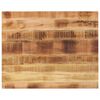 vidaXL Tischplatte 90x80x2,5 cm Rechteckig Raues Massivholz Mango