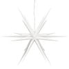 vidaXL LED-Weihnachtsstern Faltbar Wei&szlig; 43 cm