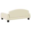 vidaXL Kindersofa Creme 70x45x30 cm Kunstleder