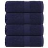 vidaXL G&auml;stet&uuml;cher FROGN 4 Stk. Marineblau 30x50 cm 360 g/m&sup2;