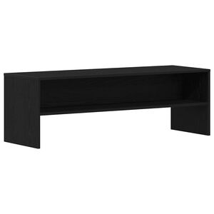 vidaXL TV-Schrank Schwarz Eichen-Optik 120x40x40 cm Holzwerkstoff
