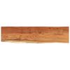 vidaXL Tischplatte 160x40x2,5cm Rechteckig Massivholz Akazie Baumkante