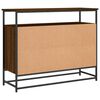 vidaXL Sideboard Braun Eichen-Optik 100x35x80 cm Holzwerkstoff