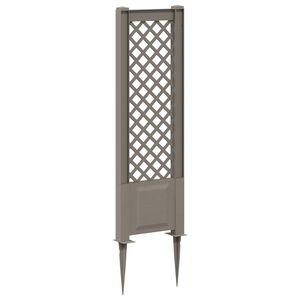 vidaXL Trellis mit Spike PP Grau
