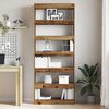 vidaXL B&uuml;cherregal mit Regal Altholz 80 x 30 x 198 cm Holzwerkstoff