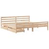 vidaXL Massivholzbett ohne Matratze 200x200 cm Kiefer