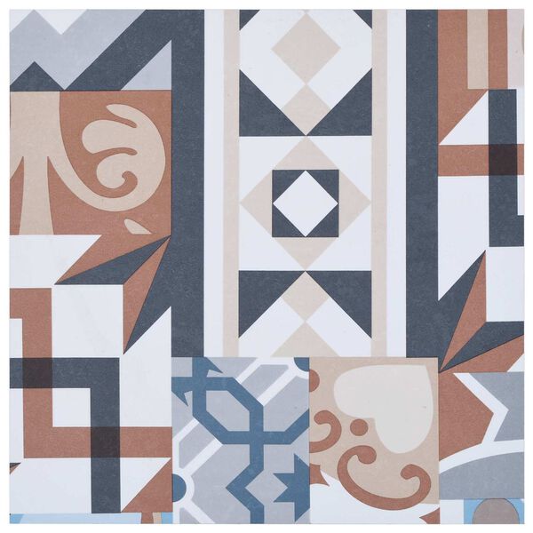 vidaXL Bodenplanken 55 pcs Mehrfarbig 5,11 m&sup2; PVC