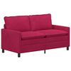 vidaXL Sofa Weinrot 156 x 81 x 87,5 cm Samt