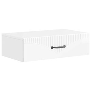 vidaXL Wandmontierter Beistelltisch 59 x 34,5 x 17 cm Holzwerkstoff
