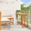 vidaXL Gartenbänke Set 2 pcs Braun Massivholz Akazie