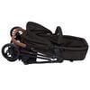 vidaXL 3-in-1 Kinderwagen Anthrazit und Schwarz Stahl