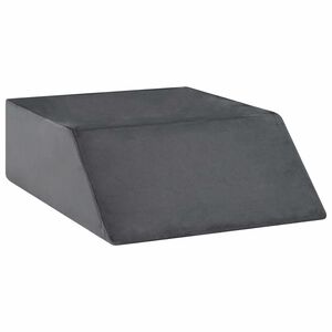vidaXL Beinkissen 63 x 52 x 19 cm Fest PU-Schaum Grau
