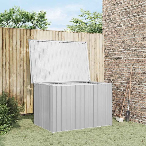 vidaXL Gartenbox Grau 149x99x93 cm