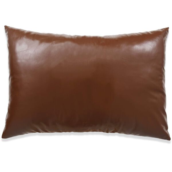 vidaXL Kissen-Set 2 Stk. PU 40 x 60 cm Braun