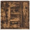 vidaXL Sideboard mit Schubladen Räuchereiche 100,5x35x98,5 cm