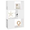 vidaXL B&uuml;cherregal Raumteiler Wei&szlig; 60x24x94 cm Holzwerkstoff