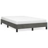 vidaXL Bettgestell ohne Matratze Dunkelgrau 120x190 cm Samt