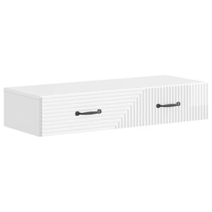 vidaXL Wandmontierter Beistelltisch 87,5 x 34,5 x 17 cm Holzwerkstoff