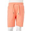 Kindershorts mit Kordelzug Neonorange 104