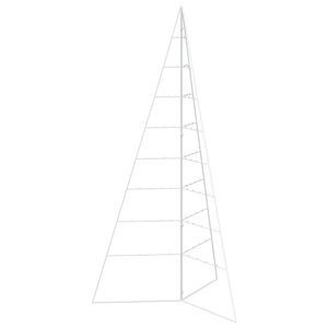 vidaXL Weihnachtsbaum aus Metall mit klappbarem St&auml;nder KUOPIO 180 cm
