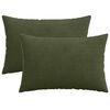 vidaXL Kissenbezug 2 pcs HEERLEN Gr&uuml;n 30 x 50 cm Cord