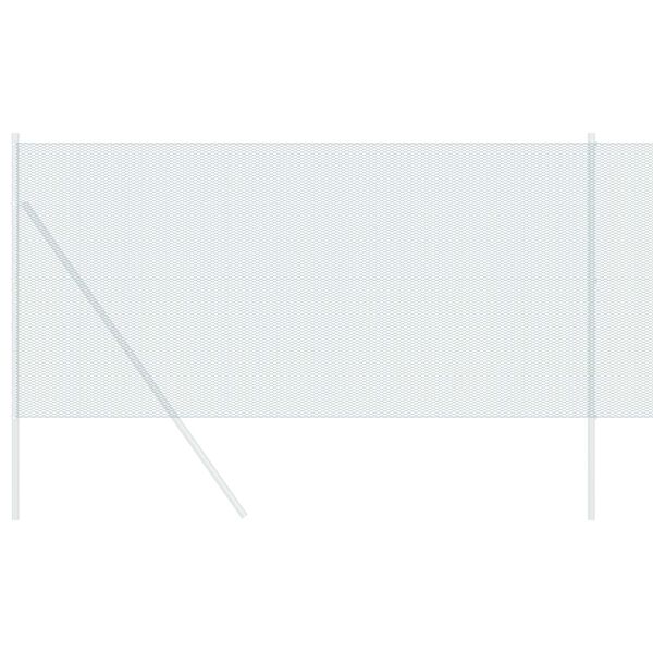 vidaXL Hexagonzaun Gr&uuml;n 1,2 x 10 m PVC