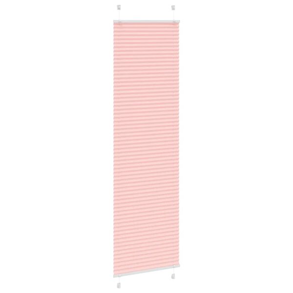 vidaXL Plissee Rosa 60x200 cm Stoffbreite 59,4 cm Polyester