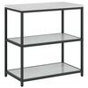 vidaXL K&uuml;chenregal HATTEM Silber 90 x 50 x 92 cm Stahl