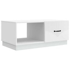 vidaXL Couchtisch Wei&szlig; 90 x 50 x 37 cm Holzwerkstoff