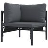 vidaXL Garten-Sofa-Set 12 pcs Anthrazit Stahl