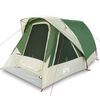 vidaXL Campingzelt 4 Personen Gr&uuml;n Wasserdicht