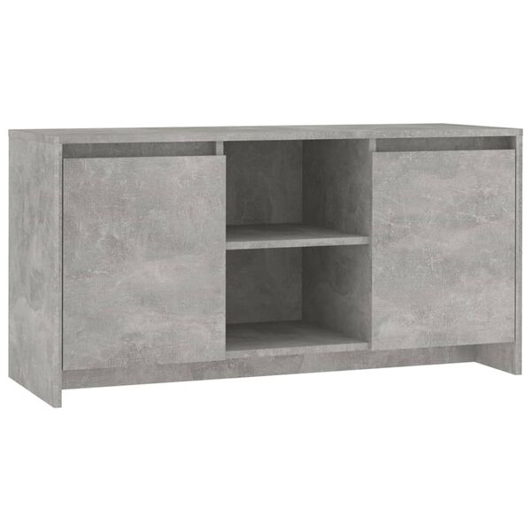 vidaXL TV-Schrank Betongrau 102x37,5x52,5 cm Holzwerkstoff