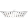vidaXL Regenbrause Edelstahl 20x20 cm Quadratisch
