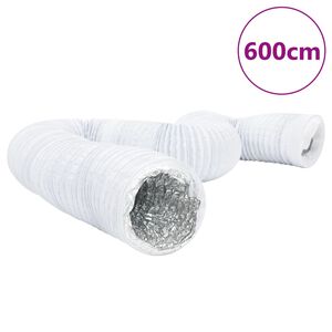 vidaXL L&uuml;ftungsschlauch Aluminium und PVC 6 m &Oslash;10 cm