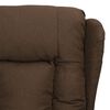 vidaXL Relaxsessel Braun Stoff