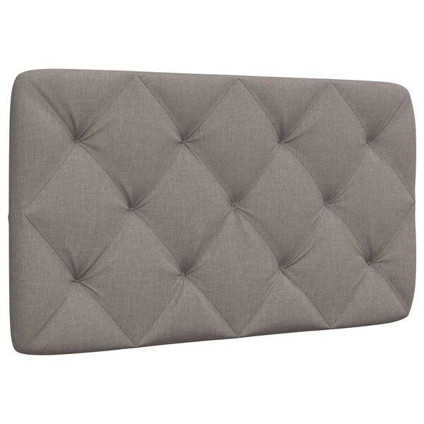 vidaXL Kopfteil-Kissen Taupe 90 cm Stoff