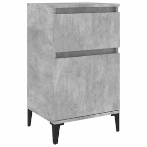 vidaXL Nachttisch Betongrau 40x35x70 cm