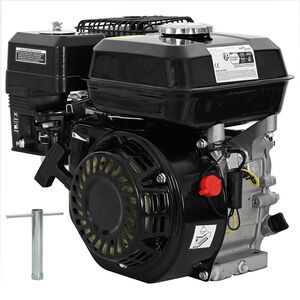 vidaXL Benzinmotor 6,5 PS 4,8 kW Schwarz