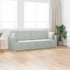 vidaXL Boden-Sofa-Bett Hellgrau 213 x 70 x 77 cm Samt