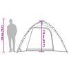 vidaXL Angelzelt 4 Personen Braun Quick Release